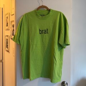 Official Merch Charli XCX Brat Green T-Shirt